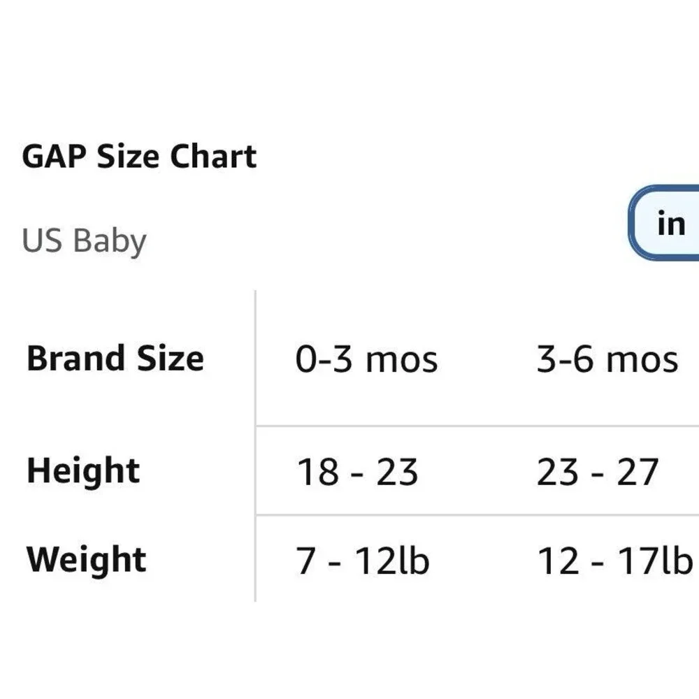 GAP Baby-Boys Short Sleeve Logo Bodysuit - ✨NWT - 0-3M